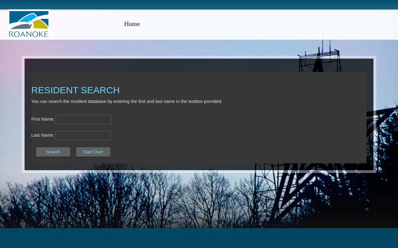 Roanoke City Adult Detention Center current custody and release search